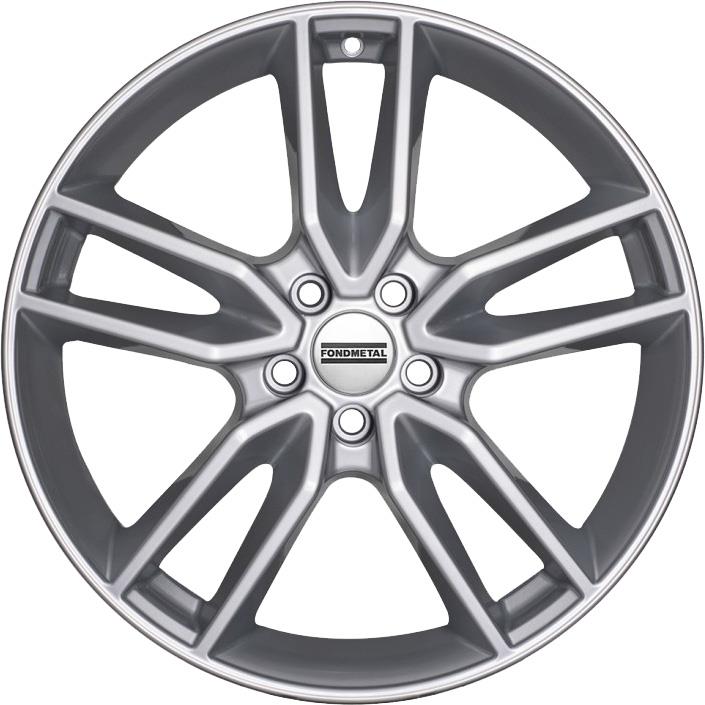 Fondmetal Koros Glossy Silver 7,5x17 5x120 ET55 CB65,1 R14 900 kg RF18597