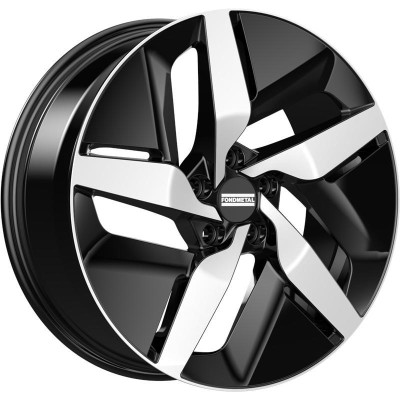 Fondmetal e-Joule Glossy Black Machined 7,5x19 5x112 ET50 CB57,1 R13 800 kg RF18622