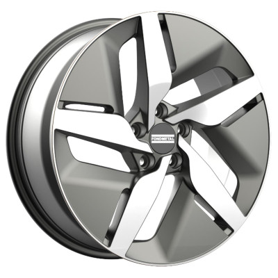 Fondmetal e-Joule Glossy Titanium Machined 7,5x19 5x112 ET27 CB66,6 60° 850 kg RF18846