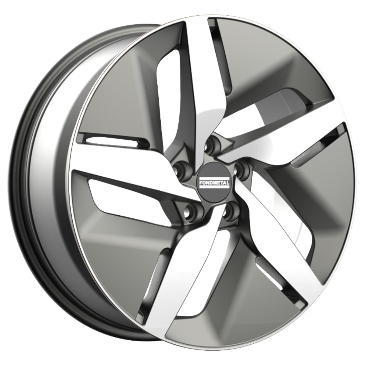 Fondmetal e-Joule Glossy Titanium Machined 9x20 5x112 ET28 CB66,6 60° 1000 kg RF18859