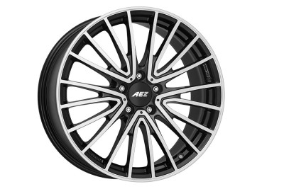 AEZ Berlin dark Black/polished 7,5x19 5x112 ET40 CB66,6 R14 740 kg ABE9J8BP40E