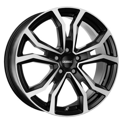 Dezent TV dark Black/polished 7x19 5x108 ET47 CB63,4 60° 755 kg TTV9IHBP475E16