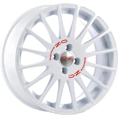 OZ Racing Superturismo WRC Race White Red Lettering 6,5x15 4x108 ET18 CB65,1 60° 605 kg W01905052W33