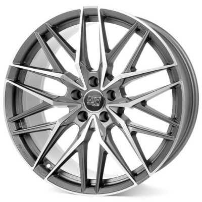 MSW 50 Matt Gun Metal Full Polished (Mgmfp) 7,5x18 4x100 ET42 CB63,4 60° 615 kg W1939050126