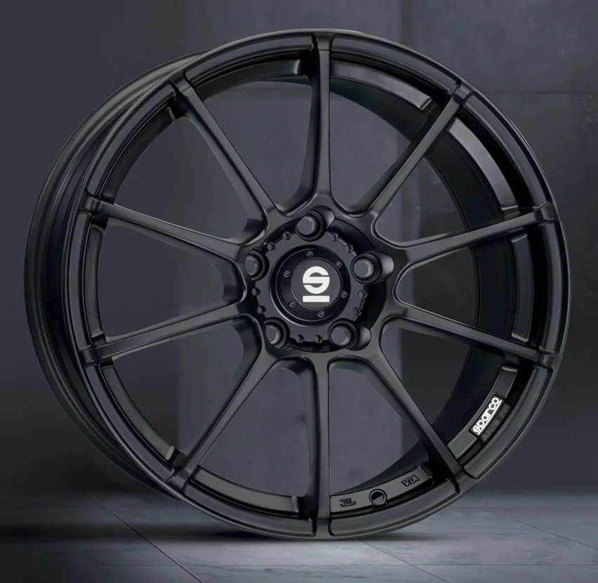 Sparco Assetto Gara Matt Black 8x18 5x112 ET35 CB73,1 60° 650 kg W2903950239