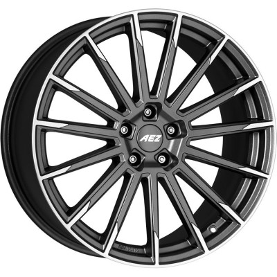 AEZ Atlanta Graphite matt/polished 7,5x18 5x112 ET50 CB66,6 60° 750 kg AATF8GP50E