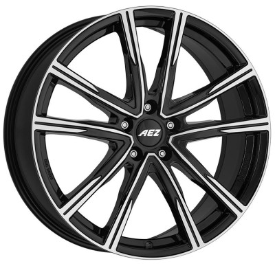 AEZ Montreal dark Black/polished 7x18 5x100 ET39 CB57,1 R13 750 kg AMO16BP39E