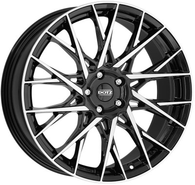 Dotz Fuji dark Black/polished 8x20 5x114.3 ET45 CB71,6 60° 780 kg OFU0K0BP45