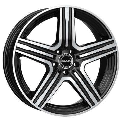 MAK Lewis Black Mirror 10x21 5x112 ET62 CB66,6 (Long Bolt) R14 1050 kg F1021EWBM62WS6Y