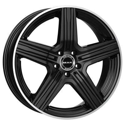 MAK Lewis-D Gloss Black Mirror Ring 11x21 5x112 ET49 CB66,6 (Long Bolt) R14 1050 kg F1121EDGL49WS4Y