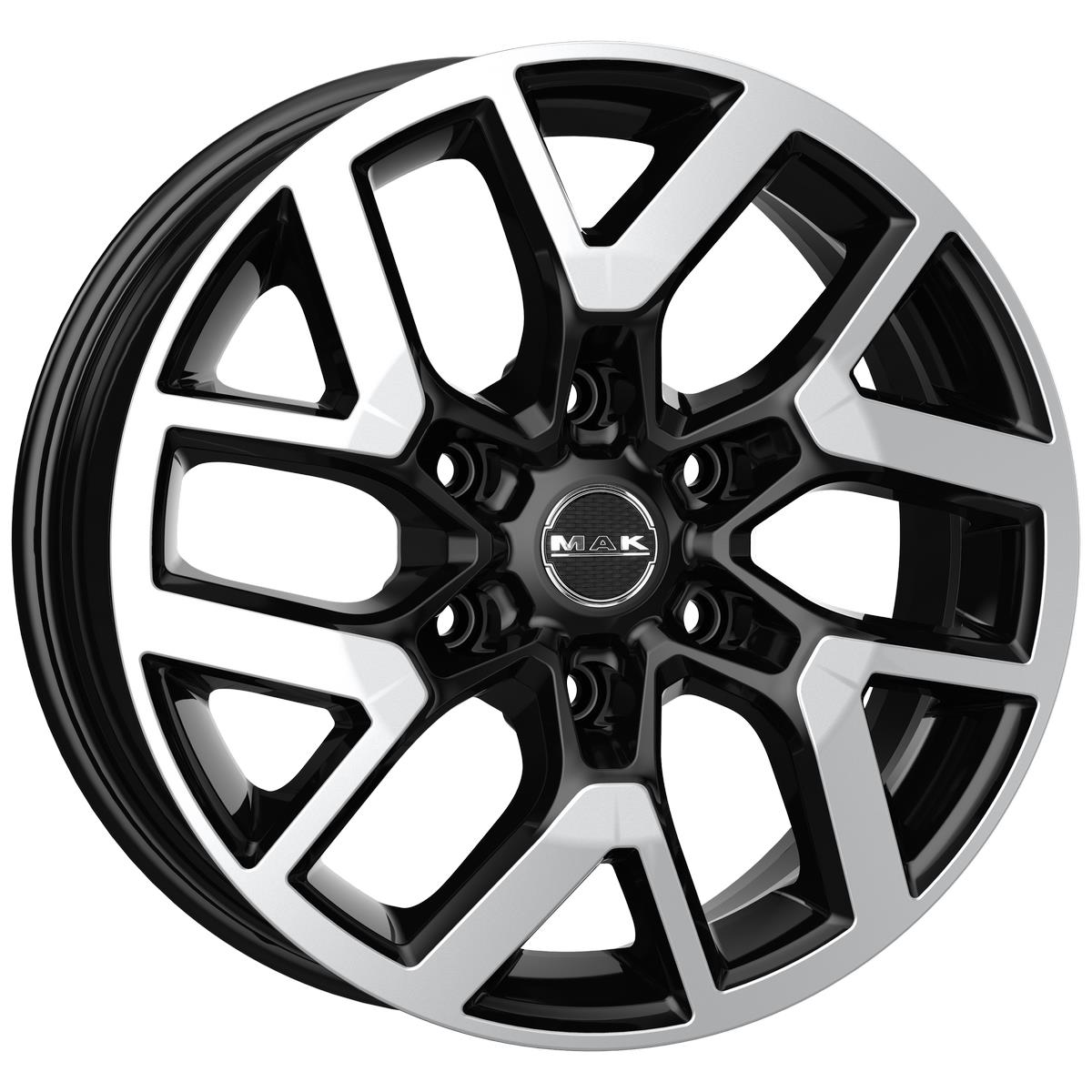 MAK Gravel Black Mirror 7,5x17 6x130 ET55 CB84,1 R14 1215 kg F7570GRBM55M5X