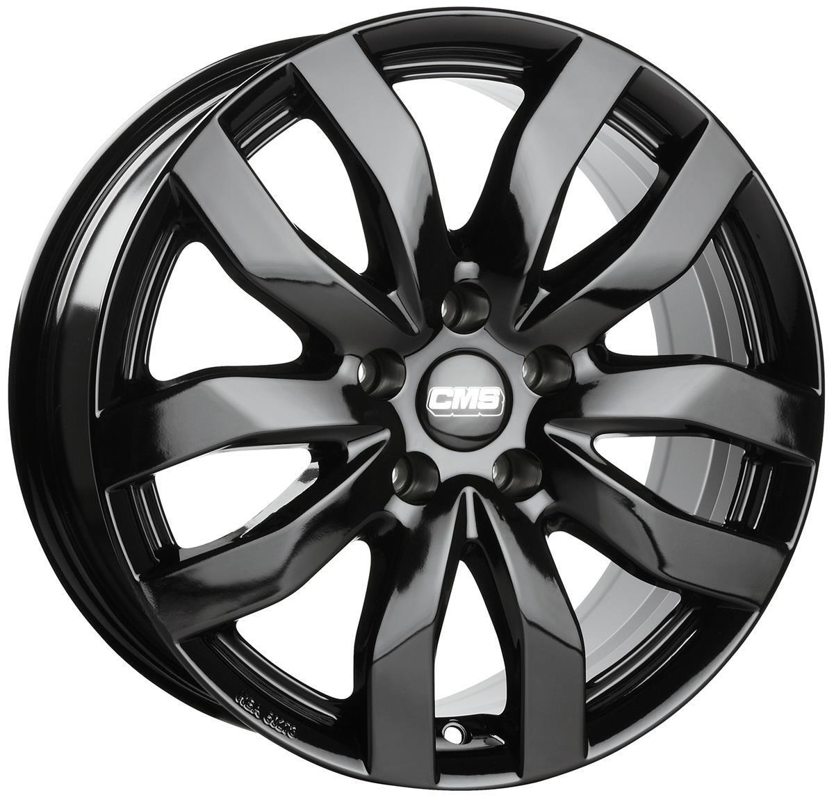 CMS C22 Complete Black Gloss 6x15 5x100 ET45 CB54,1 Flat 590 kg C22 605 45 52S CBG