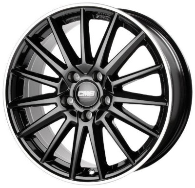 CMS C23 Diamond Rim Black Gloss 8x20 5x112 ET39 CB66,6 R14 900 kg C23 8020 39 62S DRB