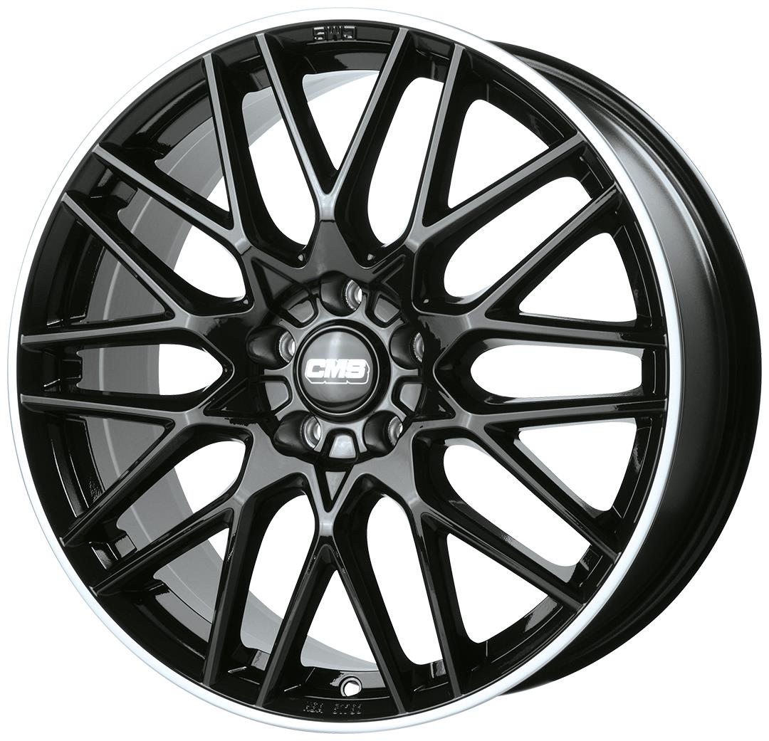CMS C25 Diamond Rim Black Gloss 8,5x19 5x114.3 ET40 CB67,1 60° 950 kg C25 859 40 10 DRB