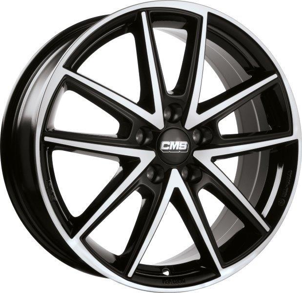 CMS C30 Diamond Black Gloss 6,5x16 5x100 ET47 CB57,1 R13 500 kg C30 656 47 53S DB