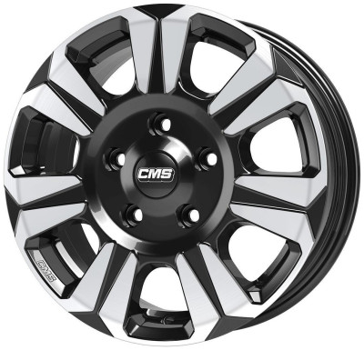 CMS C31 Diamond Black Gloss 6,5x17 5x114.3 ET48 CB66,1 60° 900 kg C31 657 48 65 DB