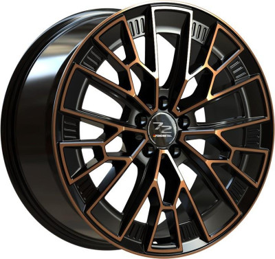Fondmetal 1972 Black Clearcoat Matt Bronze Machined 8,5x19 5x108 ET44 CB63,4 60° 775 kg RF19134