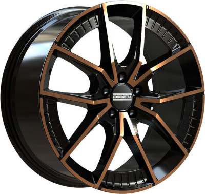 Fondmetal Elatha Black Clearcoat Matt Bronze Machined 8x18 5x112 ET26 CB66,6 R13 800 kg RF19220