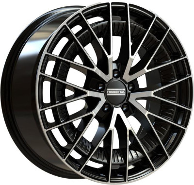 Fondmetal Kari Glossy Black Machined 9x19 5x112 ET30 CB66,6 R14 900 kg RF19265