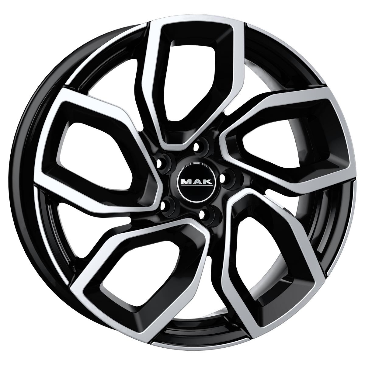 MAK Apollo Black Mirror 7,5x18 5x108 ET45 CB65,1 Flat 700 kg F7580LLBM45GG3X