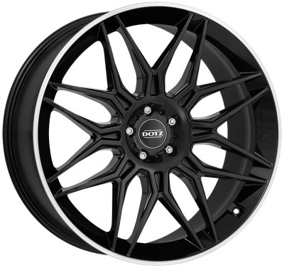 Dotz LongBeach dark Black/polished lip 9x20 5x108 ET38 CB63.4 DEMO 60° 1045 kg OLO0MHBL385E-DEMO