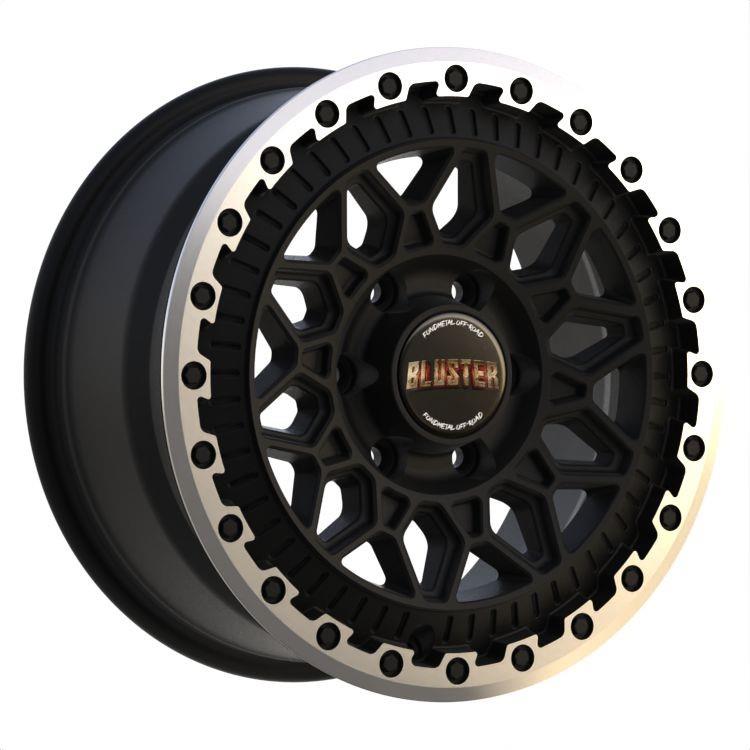 Fondmetal Bluster Matt Black Machined Lip 8x18 5x130 ET35 CB84,1 R14 1250 kg RF19395