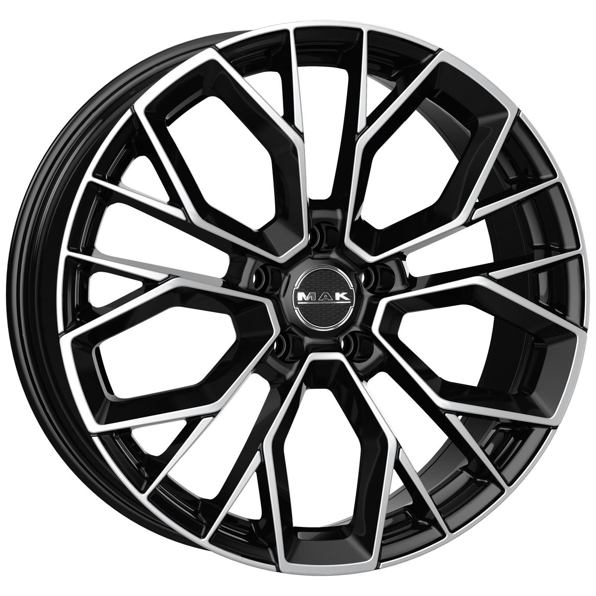 MAK Stilo Black Mirror 8,5x21 5x112 ET43 CB76,0 60° 860 kg F8521TSBM43VK2