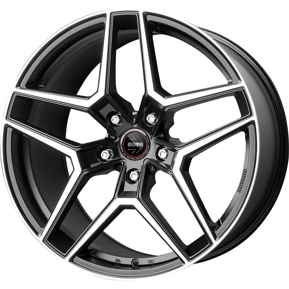 Momo RF-06 Matt Black Polished 10x20 5x112 ET20 CB66,6 60° 740 kg WR62E10020266