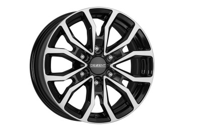 Dezent KC dark Black/polished 7,5x17 6x139.7 ET38 CB67,1 Flat 1150 kg TKC7DBP38E