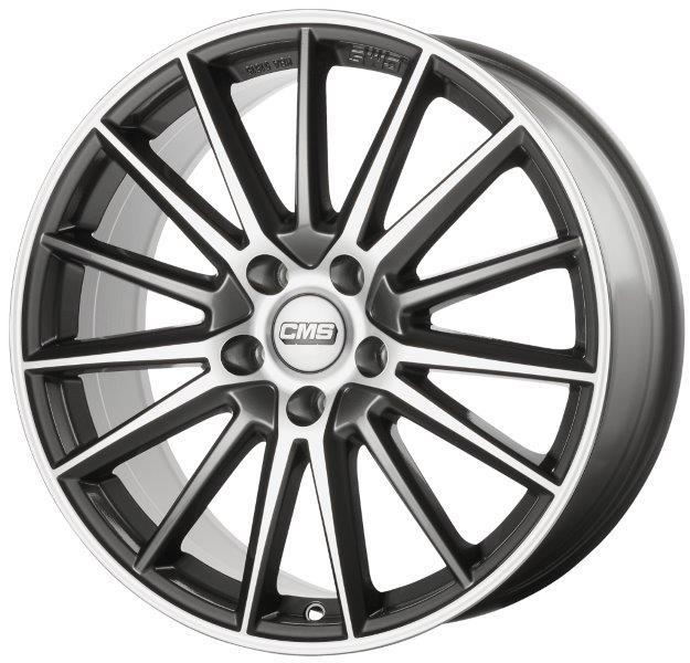 CMS C23 Diamond Grey Gloss 8x20 5x112 ET46 CB66,6 60° 800 kg C23 8020 46 98S DB