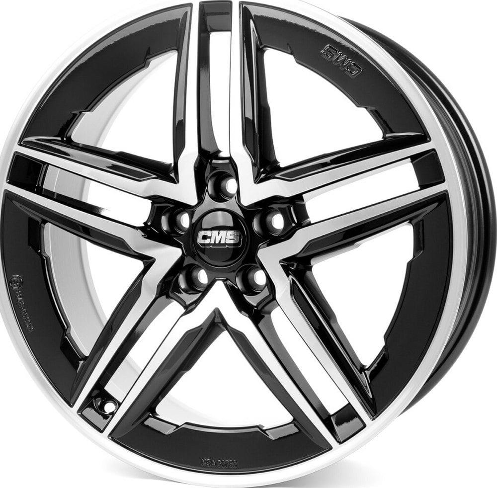CMS C29-AERO Diamond Black Gloss 8,5x18 5x112 ET56 CB57,1 R14 890 kg C29 858 56 94S DB