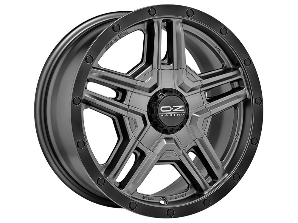 OZ Racing Rally Adventure Matt Graphite / Black Lip 8x17 6x139.7 ET0 CB106,1 60° 1200 kg W01C670537G