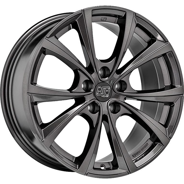 MSW 27T Gloss Dark Grey 10,5x19 5x120 ET45 CB64,1 60° 850 kg W19426001TRC