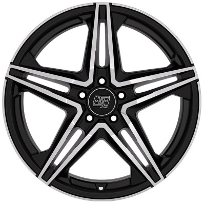 MSW 31 Gloss Black Full Polished 7,5x19 5x112 ET32 CB73,1 60° 780 kg W19413500T56