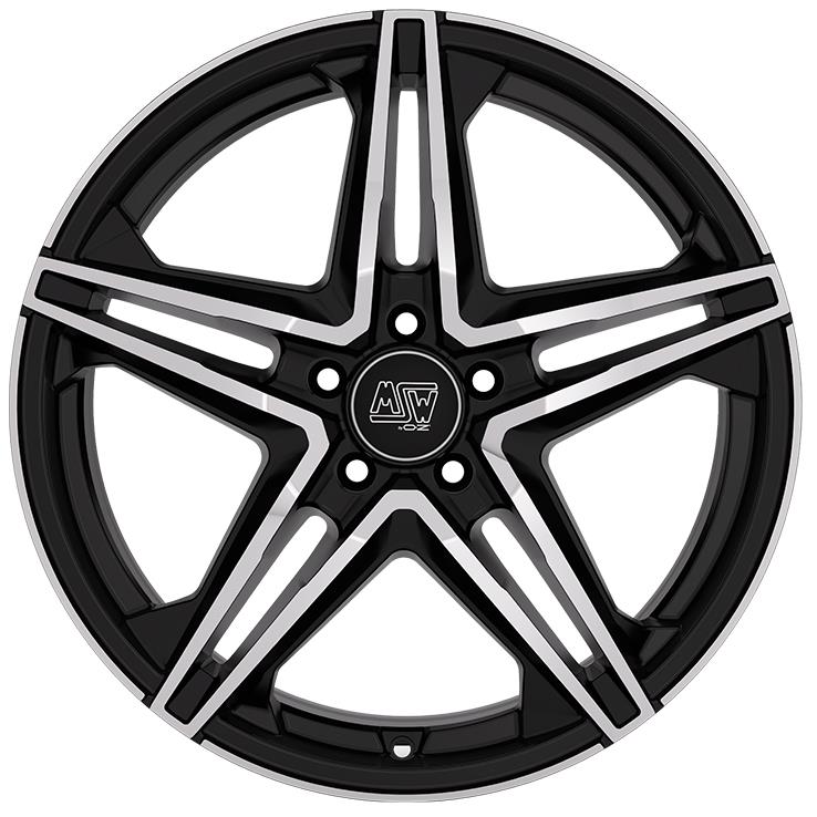 MSW 31 Gloss Black Full Polished 8x19 5x112 ET43 CB73,1 60° 900 kg W19414001T56