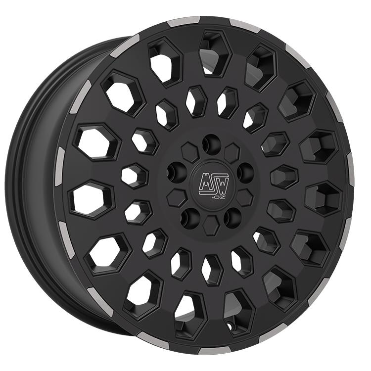 MSW 99 Van Matt Black Lip Polished 6,5x16 5x118 ET55 CB71.1 60° 1350 kg W19420001TO3