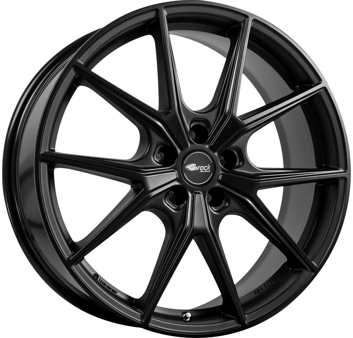 Brock B40 Satin Black Matt (SBM) 9x20 5x108 ET46 CB63,4 60° 950 kg 345364