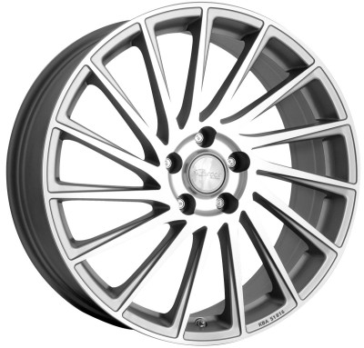 Brock B39 Ferric Grey Voll-Poliert (FGVP) 7,5x19 5x108 ET55 CB63,4 60° 670 kg 322778