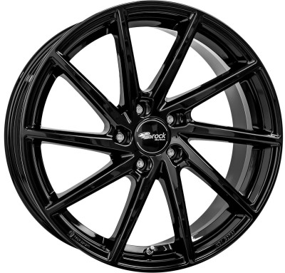 Brock B37 Schwarz Glanz (SG) 8,5x19 5x108 ET53 CB63,4 60° 750 kg 352126
