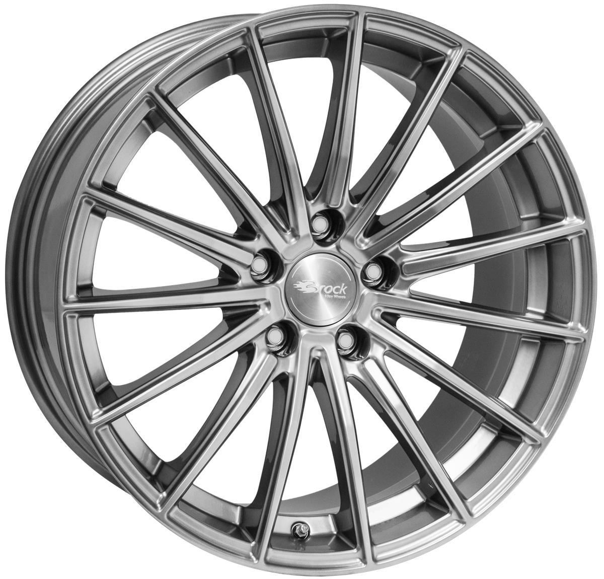 Brock B36 Hyper Silber (HS) 7,5x17 5x108 ET45 CB72,6 60° 750 kg 304606