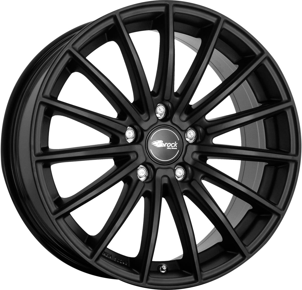 Brock B36 Satin Black Matt (SBM) 7,5x17 5x114.3 ET38 CB72,6 60° 750 kg 327179