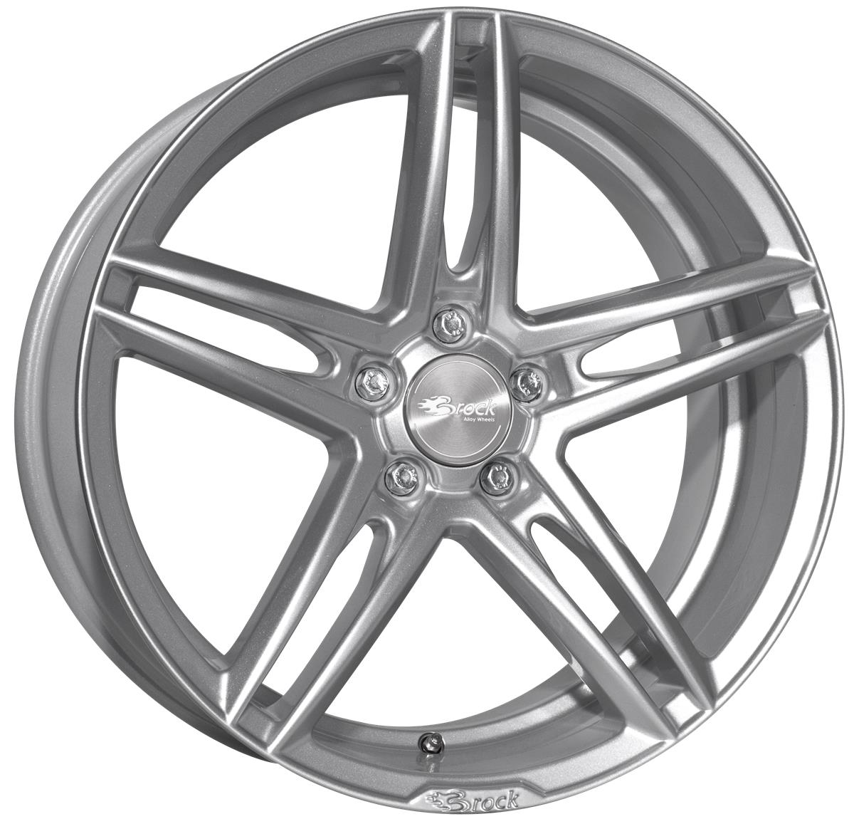 Brock B33 Kristallsilber (KS) 8,5x19 5x108 ET45 CB72,6 60° 700 kg 406977