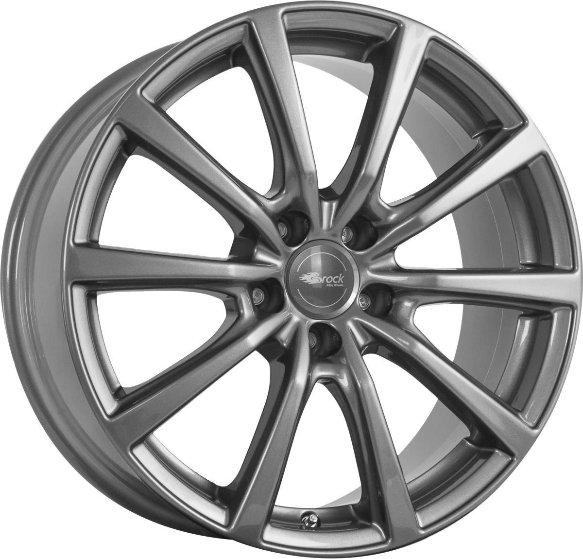Brock B32 Titan Metallic (TM) 9,5x19 5x114.3 ET45 CB64,1 60° 800 kg 356292