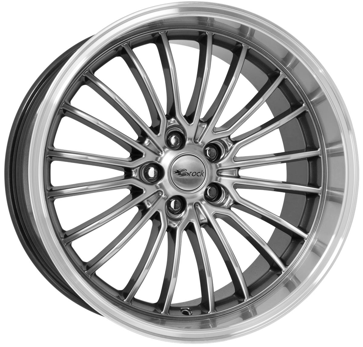 Brock B24GP Chromsilber Horn-Poliert (CSSHP) 8,5x19 5x114.3 ET40 CB72,6 60° 900 kg 456798
