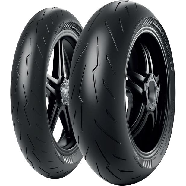 180/55ZR17 Pirelli DIABLO ROSSO IV 73W TL SPORT TOURING & TRACK Rear