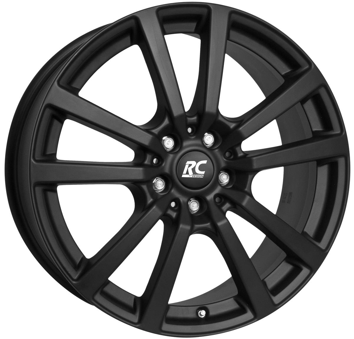 RC Design RC25 Schwarz Klar Matt (SKM) 7,5x17 5x112 ET51 CB66,6 R14 900 kg 322211