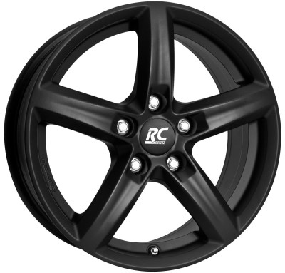 RC Design RC24 Schwarz Klar Matt (SKM) 6,5x16 5x105 ET39 CB56,6 60° 710 kg 483275