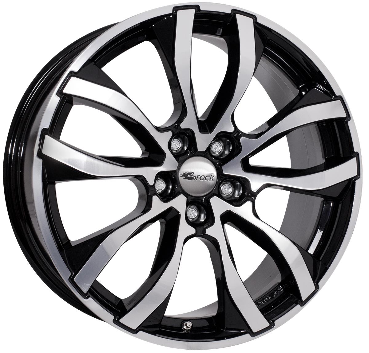 RC Design RC23 Schwarz Glanz Voll-Poliert (SGVP) 7,5x17 5x114.3 ET45 CB72,6 60° 715 kg 456606