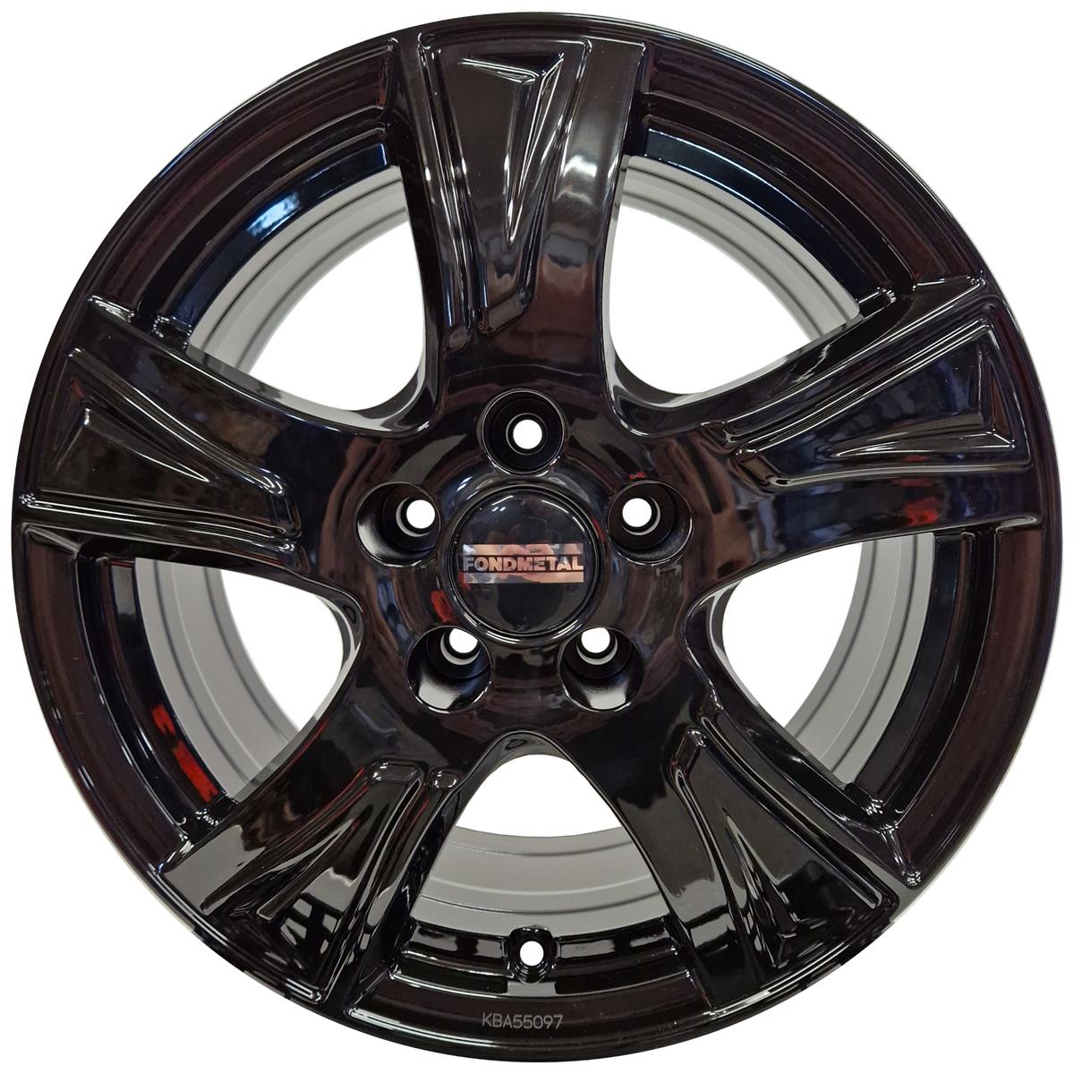 Fondmetal PRO1 Glossy Black 6,5x16 5x114.3 ET45 CB66,1 60° 1250 kg RF19447