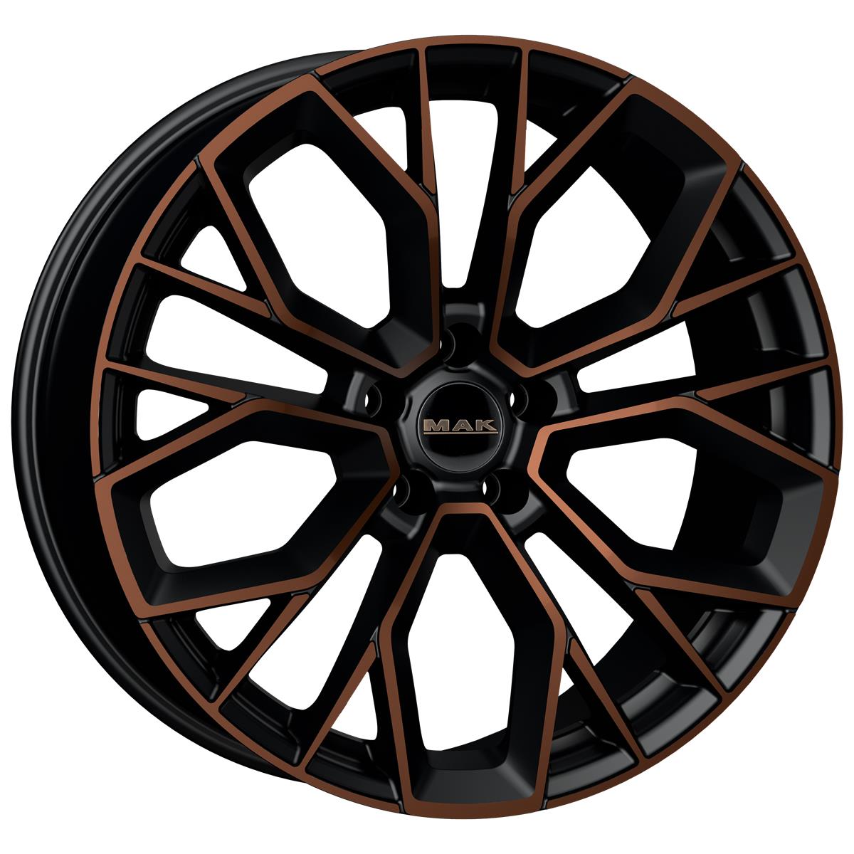 MAK Stilo Black & Bronze 8,5x20 5x114.3 ET40 CB76,0 60° 860 kg F8520TSBB40FF